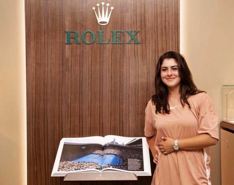 Bianca Andreescu rentabiliza el título del US Open fichando por Rolex