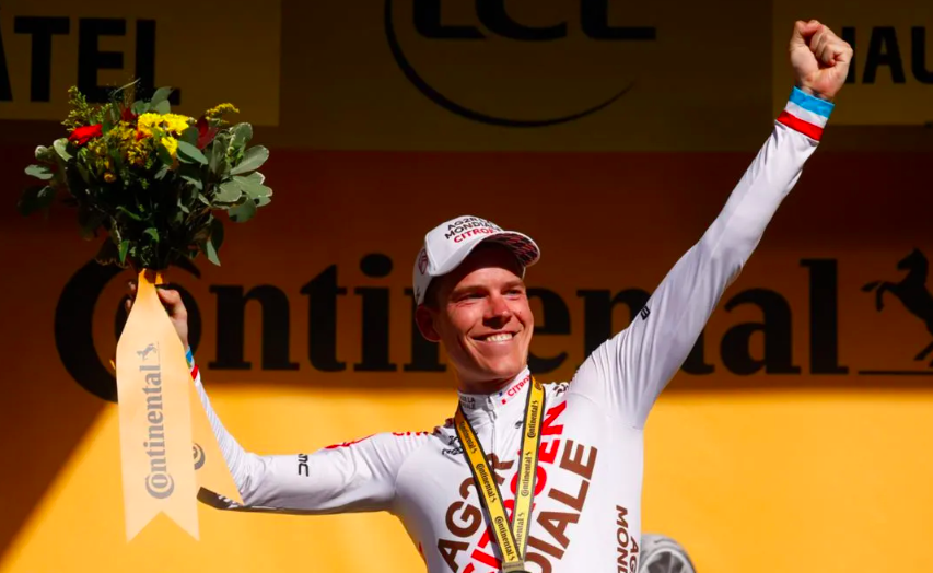 Bob Jungels gana novena etapa del Tour de Francia y Pogacar conserva el maillot amarillo