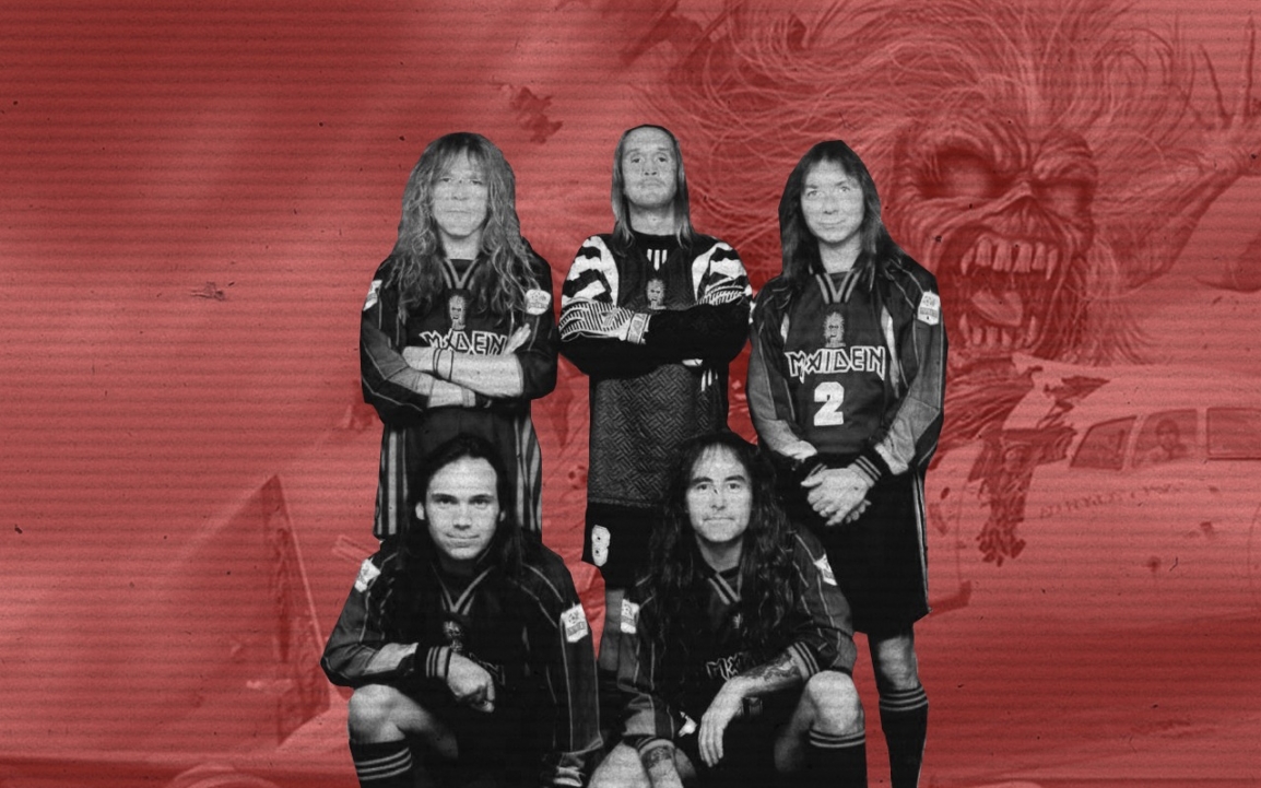Iron Maiden; la banda de heavy metal que formó un equipo de fútbol y tiene camisetas propias 