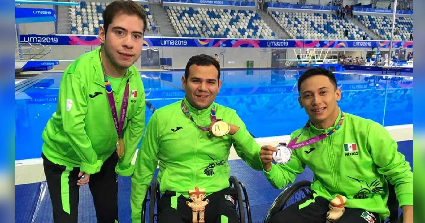 Paraatletas mexicanos consiguen récord de medallas en Lima 2019.