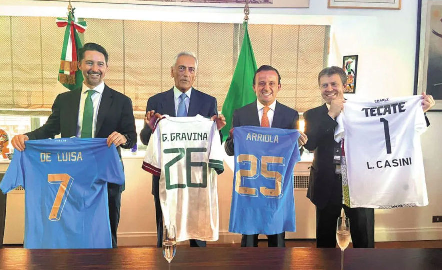 México suma a Italia en su alianza estratégica de futbol