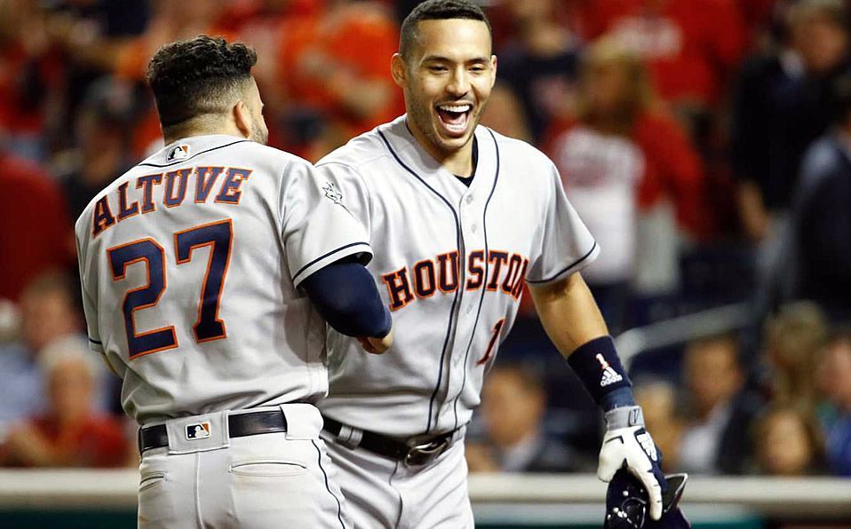 ¡Serie Mundial de visitantes! Astros están a un triunfo del título, pero van a casa