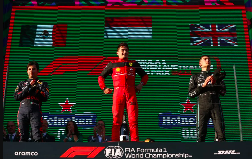 Charles Leclerc de Ferrari se queda con el GP de Australia; 